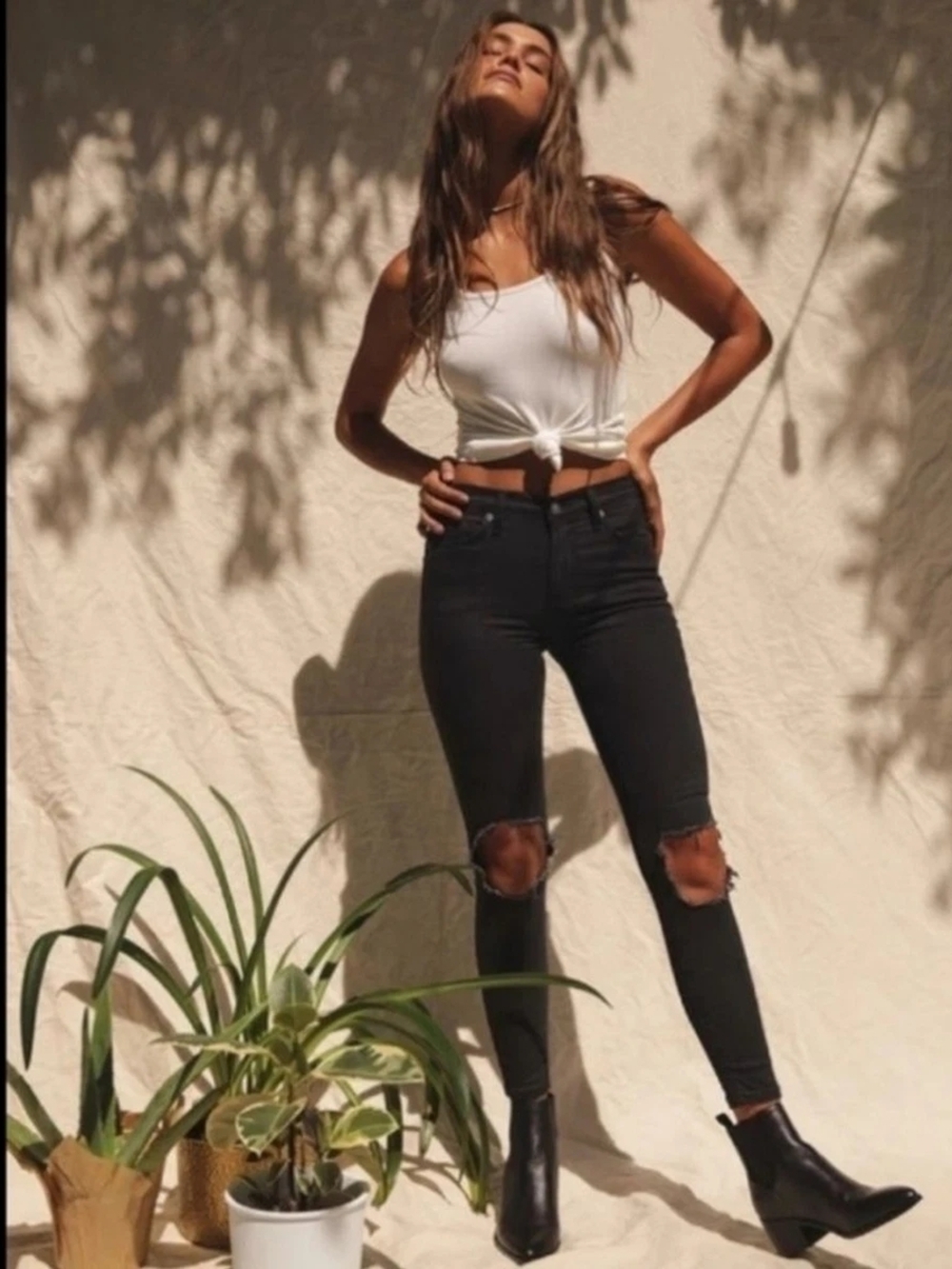 We The Free  High-rise Button Fly Jeans